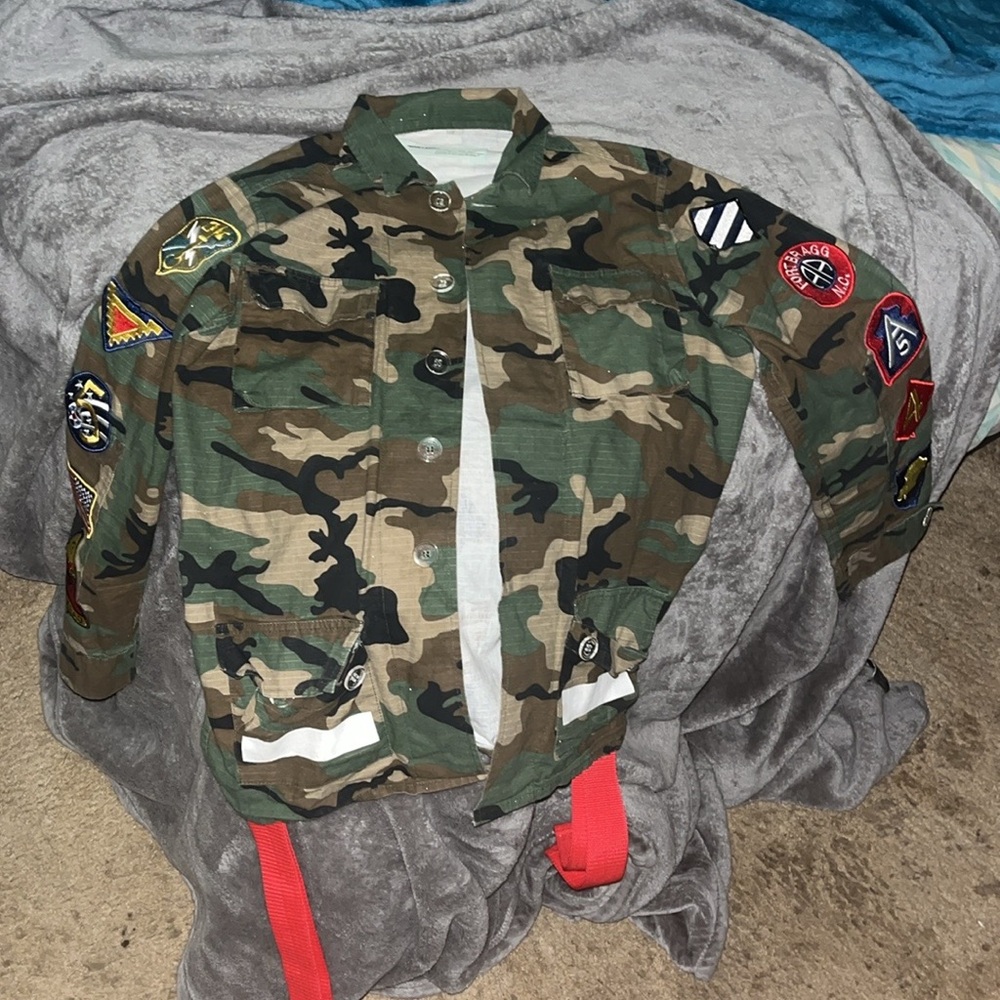 Virgil Abloh OFF White camo jacket
